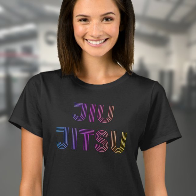 Camiseta BJJ Funky Brasil Jiu Jitsu Black (Women's Jiu Jitsu T-shirt)