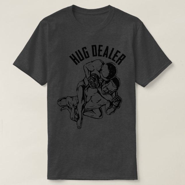 Camiseta BJJ Hug Dealer (Frente do Design)