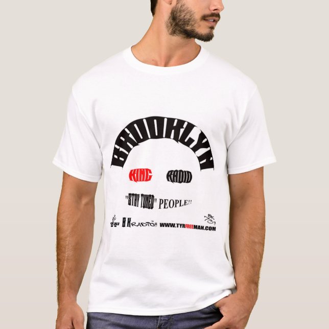 CAMISETA BK RADIO "FIQUE AJUSTADO" PARA CAMISECER PELO TYR  (Frente)