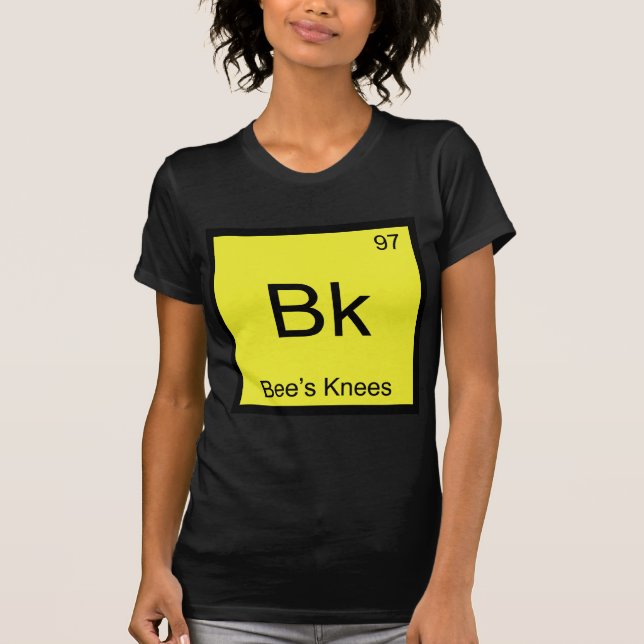 Camiseta Bk - Símbolo de Elemento de Química do Joelho da A (Frente)