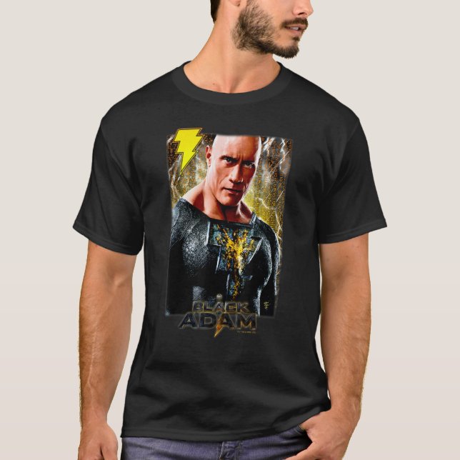 Camiseta Black Adam Color Full Portrait (Frente)