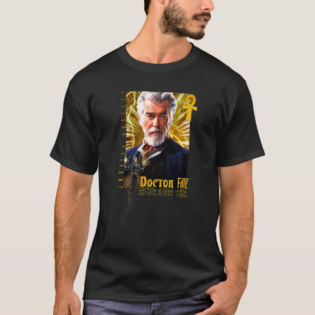 Camiseta Black Adam Doctor Fate Portrait Justice Society (Frente)