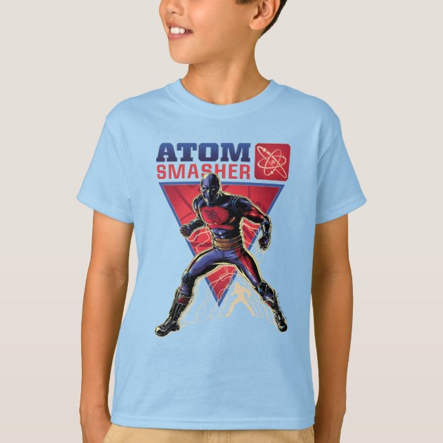 Camiseta Black Adam | Gráfico de Caracteres Atom Smasher (Frente)