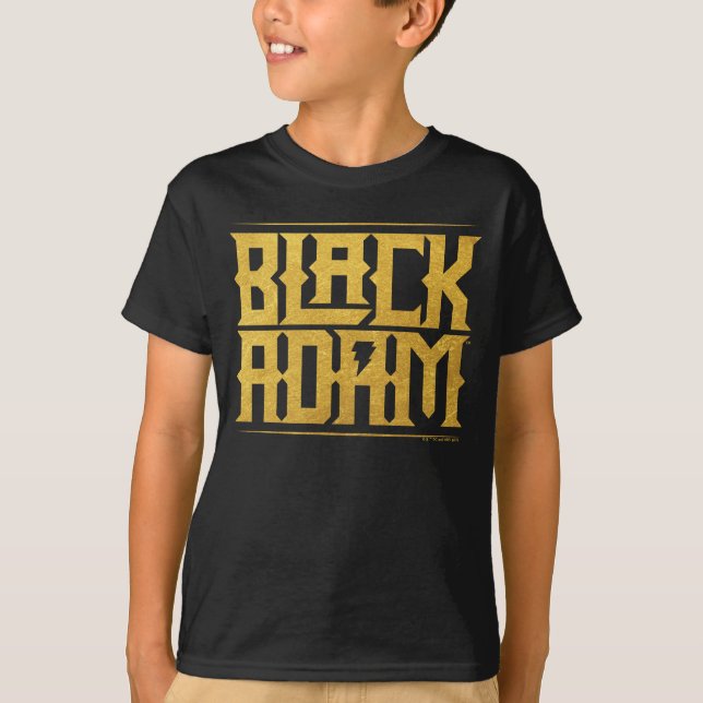 Camiseta Black Adam Stacked Name Graphic (Frente)