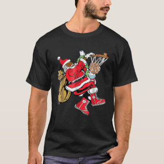Camiseta Black African American Santa Claus Basbasquetebol