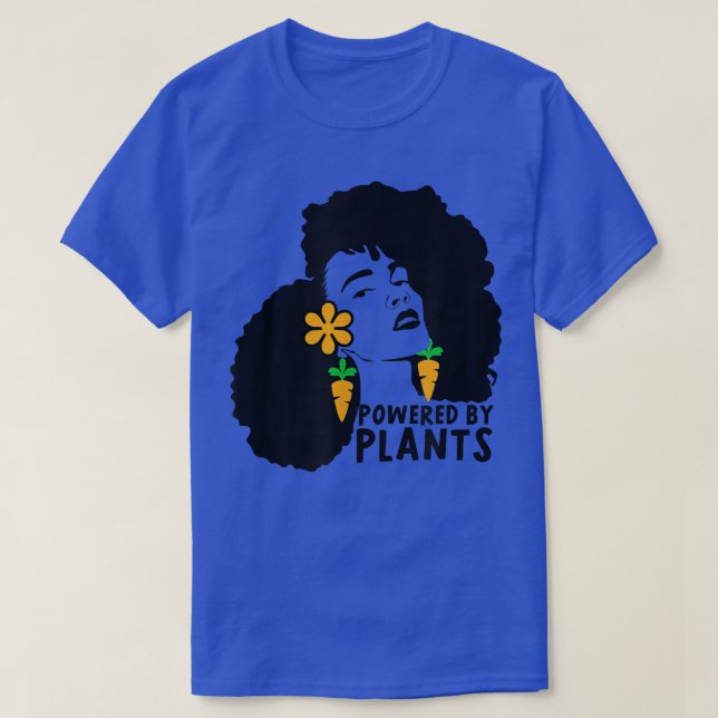 Camiseta Black African American Woman Vegetarian  African C (Frente do Design)