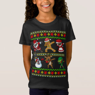 Camiseta Black African Squad Santa Claus Sra. Claus