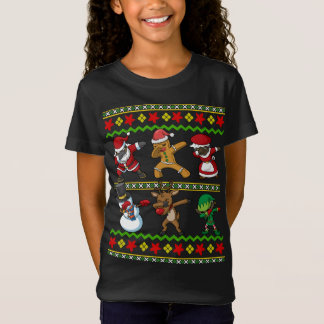 Camiseta Black African Squad Santa Claus Sra. Claus