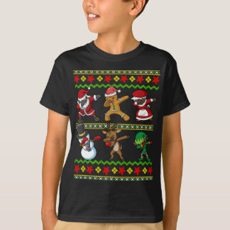 Camiseta Black African Squad Santa Claus Sra. Claus