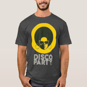 Camiseta Black Afro Disco Queen Retro Funk Dance Party