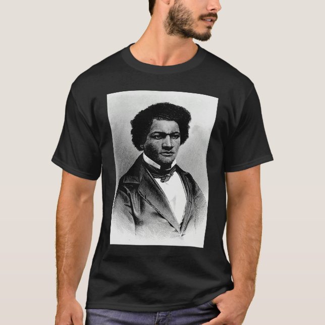 Camiseta Black American History Frederick Douglass Black Hi (Frente)