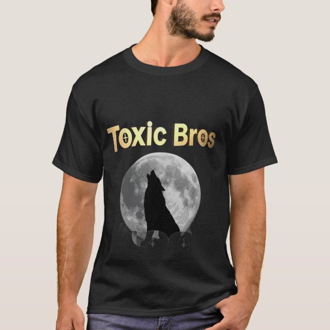 Camiseta Black and Gold Toxic Bro's (Frente)