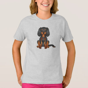 Camiseta Black and Tan Cavalier King Charles Spaniel Dog