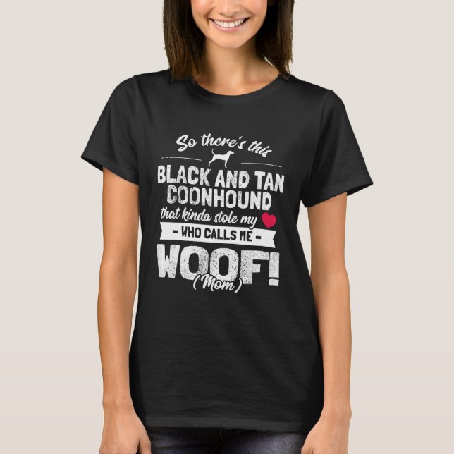 Camiseta Black And Tan Coonhound  1 (Frente)