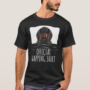 Camiseta Black and Tan Coonhound Oficial (Máscara Negra E T