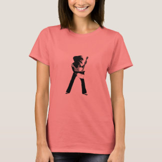 Camiseta Black and White Girl Rock