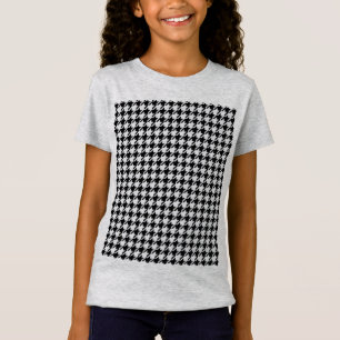 Camiseta Black and White Houndstooth by Shirley Taylor