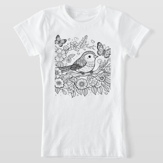 Camiseta Black and White Nature T-Shirt