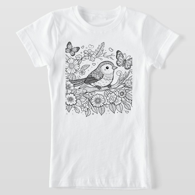 Camiseta Black and White Nature T-Shirt (Criador carregado)