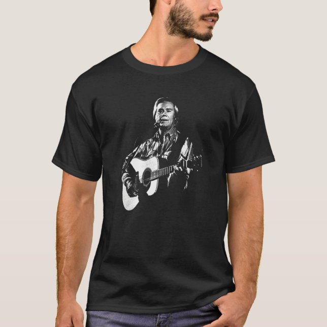 Camiseta Black and White Possum The Music Country Tocando G (Frente)