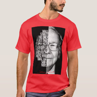 Camiseta Black and white WArren Buffet Entrepreneur quote 1