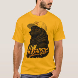 Camiseta Black Anime Dog Streetwear Art | I'm Realistic