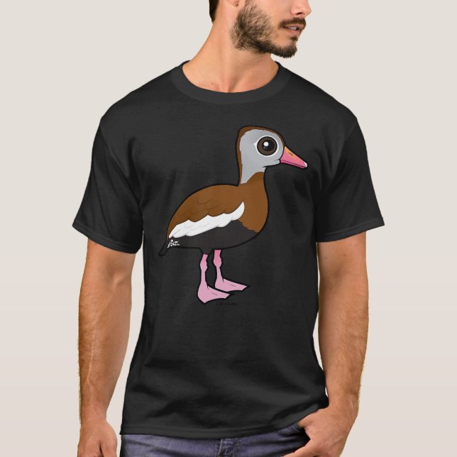 Camiseta Black-bellied Whistling-Duck Cute Cartoon Duck Bir (Frente)