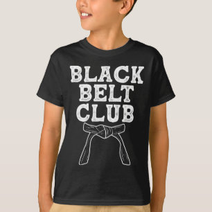 Camiseta Black Belt Club - Karate Taekwondo Kung Fu Jiu Jit