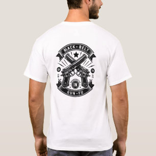 Camiseta Black Belt Gun Fu Grandmaster