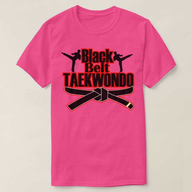 Camiseta Black Belt Taekwondo (Frente do Design)