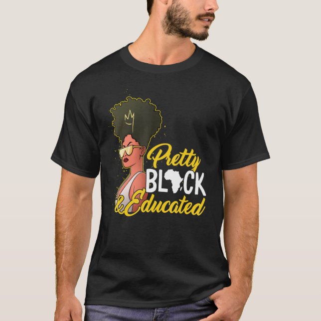 Camiseta Black Bonito, Educado, Black American (Frente)