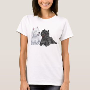 Camiseta Black Cairn e Terriers West Highland