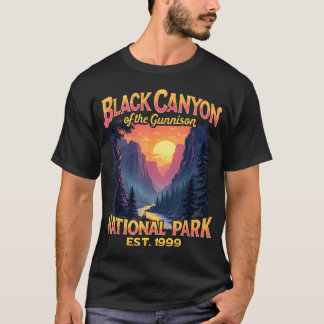 Camiseta Black Canyon O Parque Nacional de Gunnison Caminha