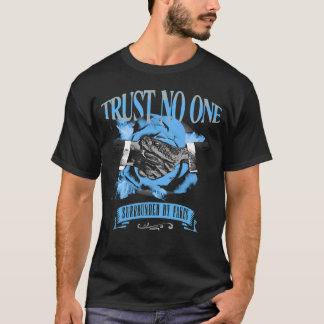 Camiseta Black Carolina 5 AJ5 Confie em Ninguém