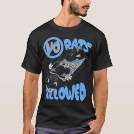 Camiseta Black Carolina 5 AJ5 No Rats Allowed Combinando Té