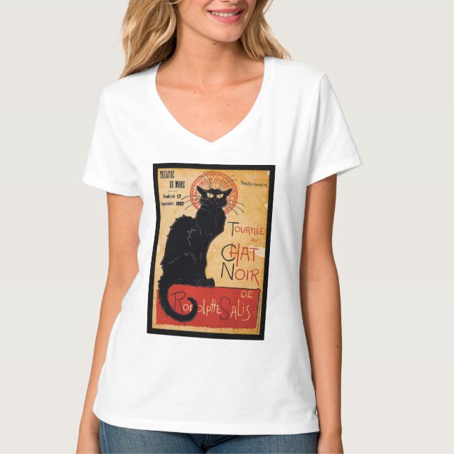 Camiseta Black cat (Frente)