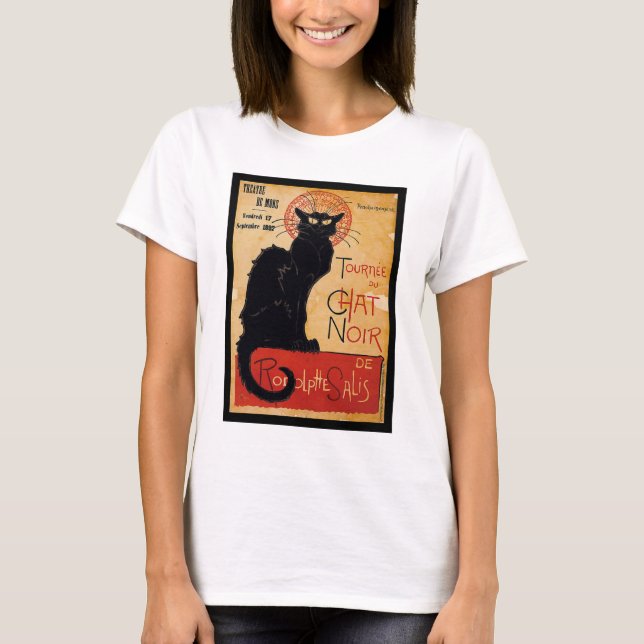 Camiseta Black cat (Frente)