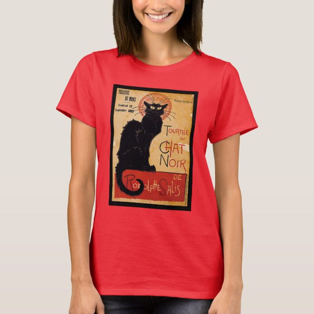 Camiseta Black cat (Frente)