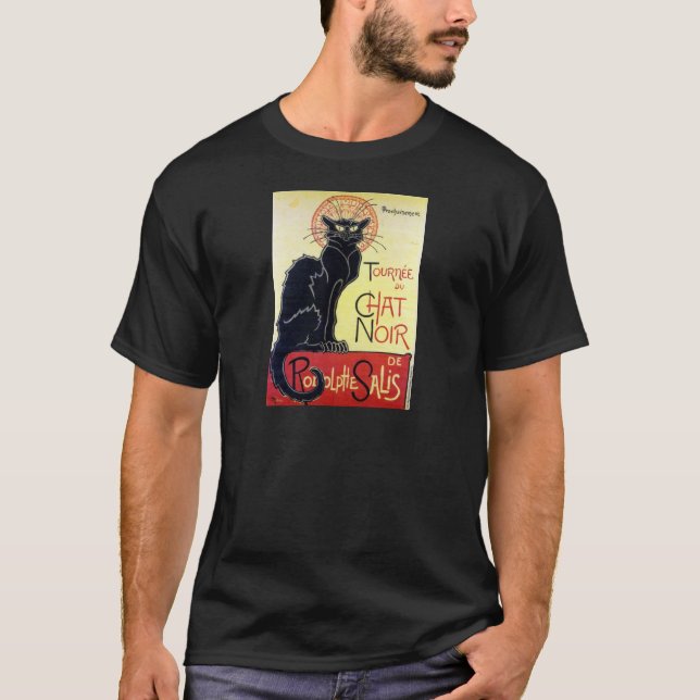 Camiseta Black Cat, Alexandre Steinlen (Frente)