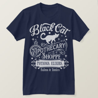 Camiseta Black Cat Apothecary Halloween