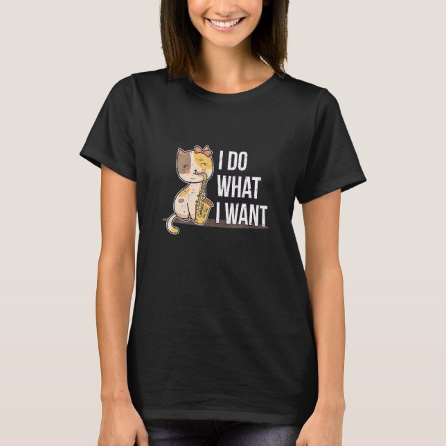Camiseta Black Cat Do What I Want Red Cup  My Cat 5 (Frente)