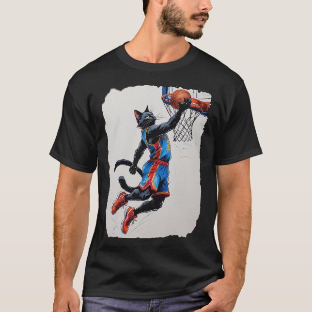Camiseta Black Cat Dunk! (Frente)