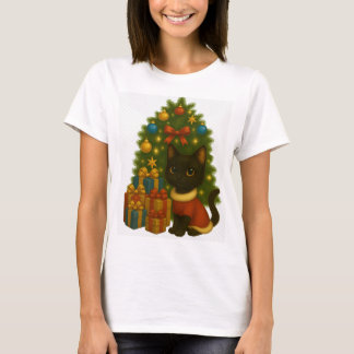 Camiseta “Black Cat Emi and the Christmas Tree”