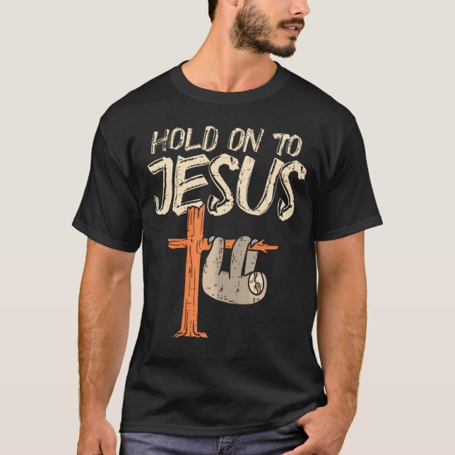 Camiseta Black Cat Jesus é para homens cristãos engraçados (Frente)