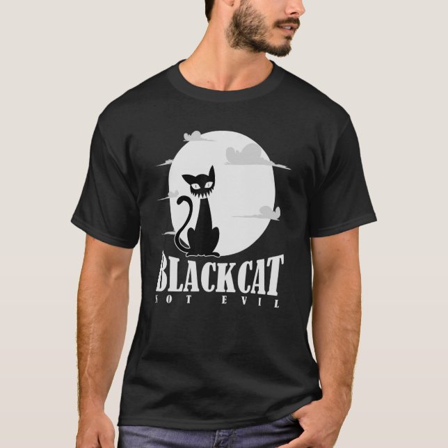 Camiseta Black Cat Not Mau (Frente)