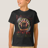 Black Cat Records Youth T-Shirt - Vinil Retro