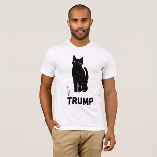 Camiseta Black Cat trump (Frente Completa)