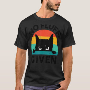 Camiseta Black Cat-TSerguimento Sem Fluff Dado Kitten Lover
