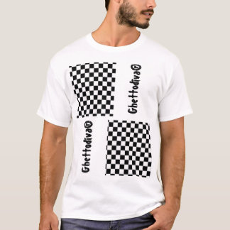 Camiseta Black Check T Shirt por Ghettodiva ®️