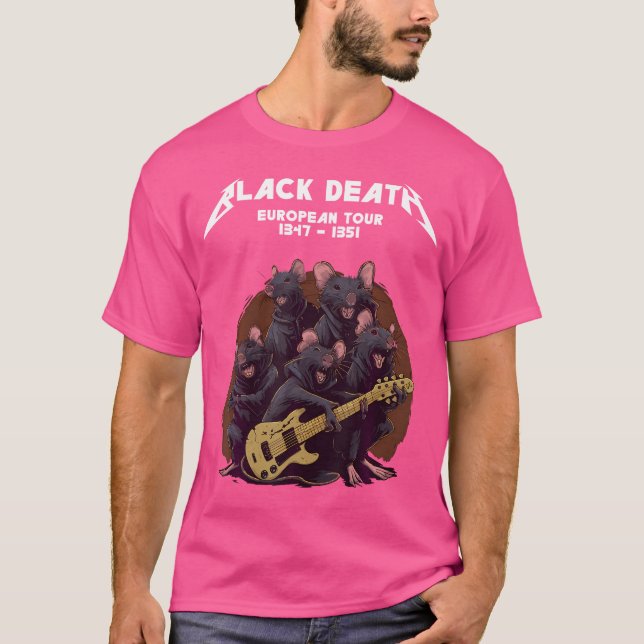 Camiseta Black Death European Tour Doutor (Frente)